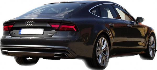 Voll LED Lightbar Design Rückleuchten für Audi A7 C7 (Vorfacelift) 10-14 rot/rauch